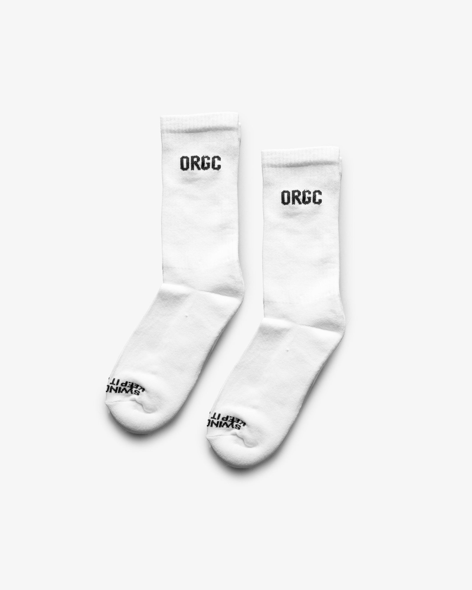 2x ORGC Crew Socks - White