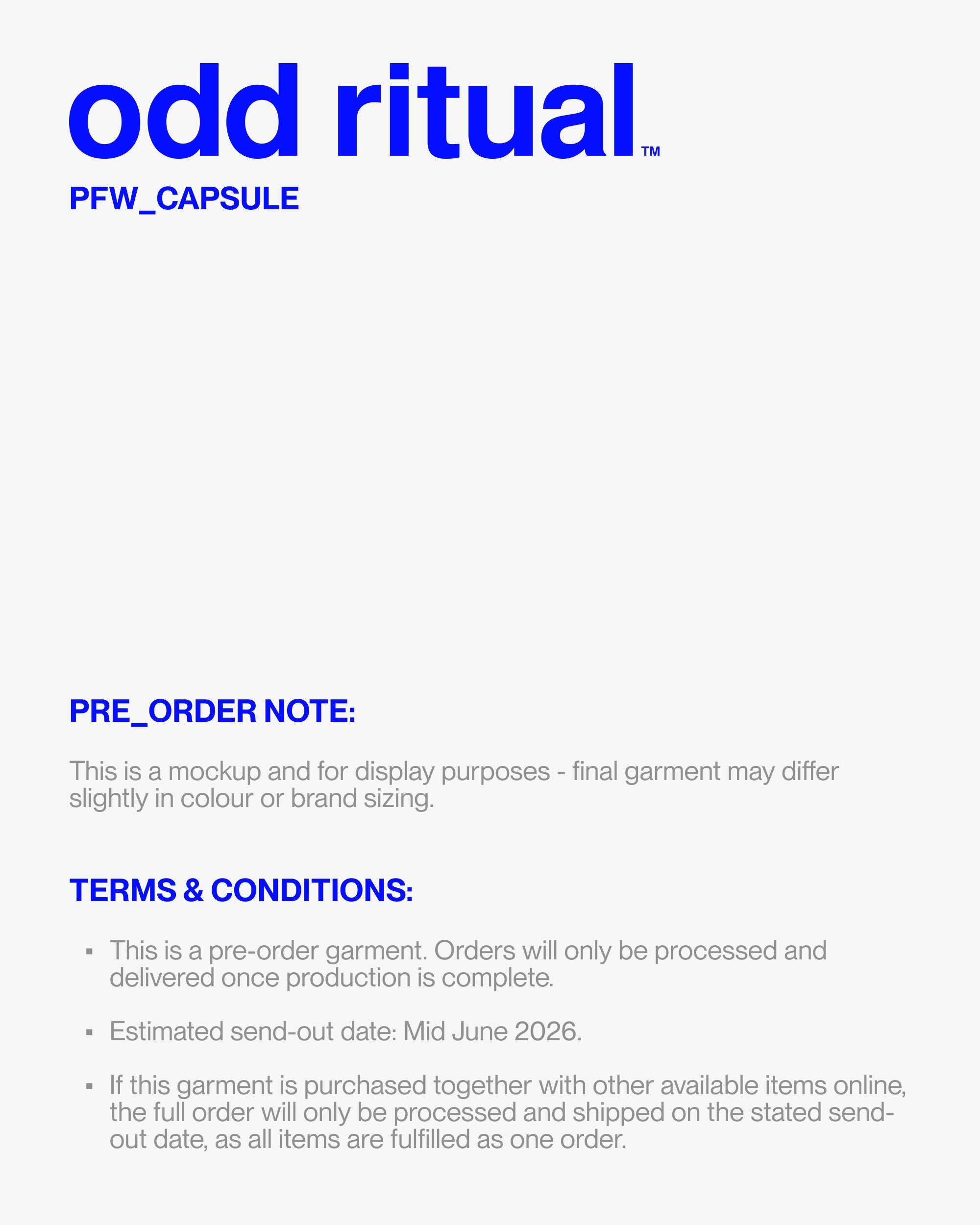PRE_ORDER] PGG X ODD T-Shirt [Navy] – oddritual